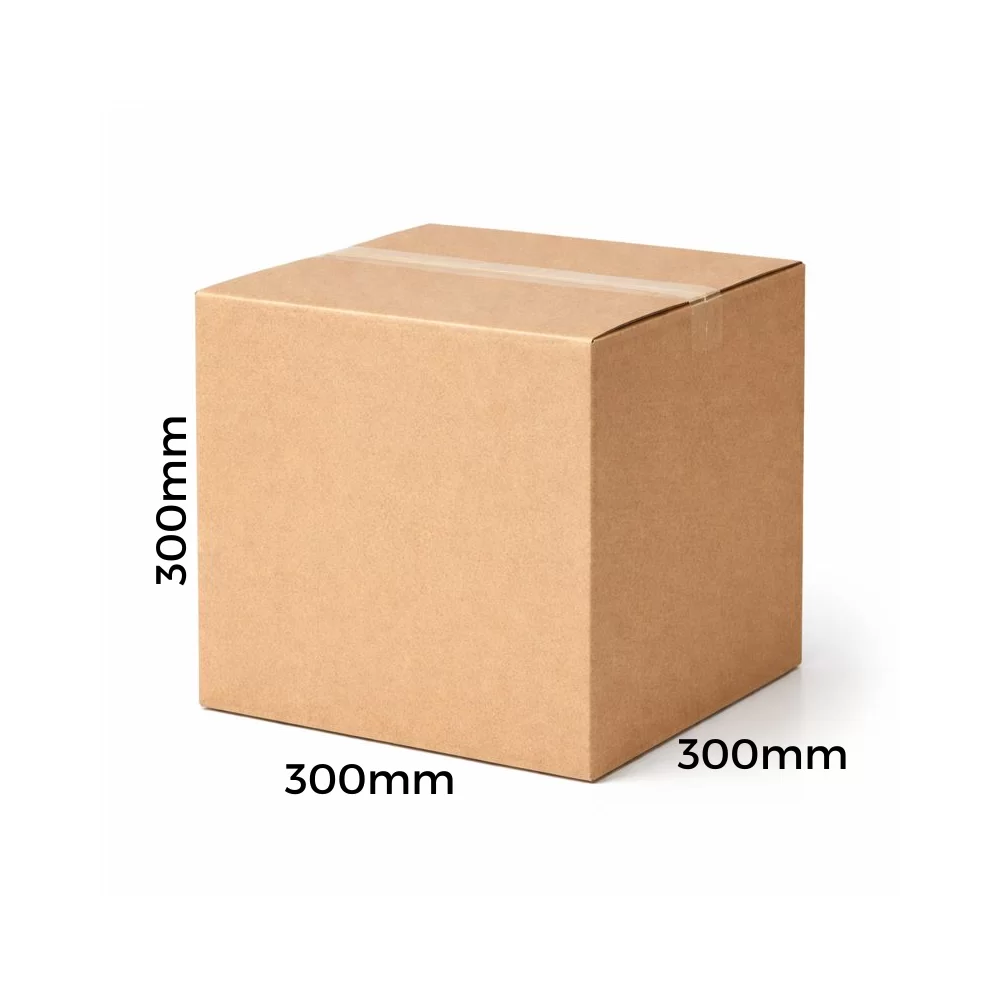 Pack 25 Cajas de Cartón 300x300x300 mm | Embalaje Resistente