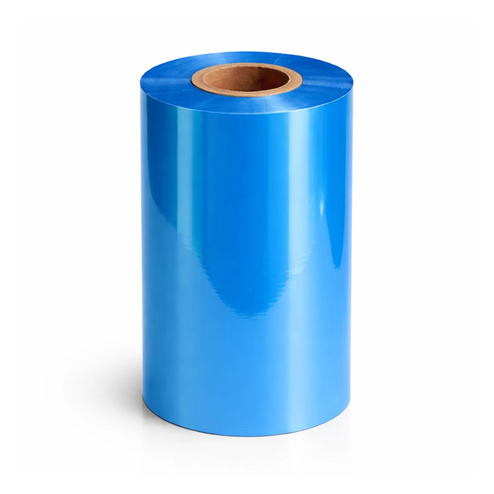 Caja de 3 uds - Cinta Ribbon de Transferencia Térmica de Cera OUT Azul 110X300 B1"