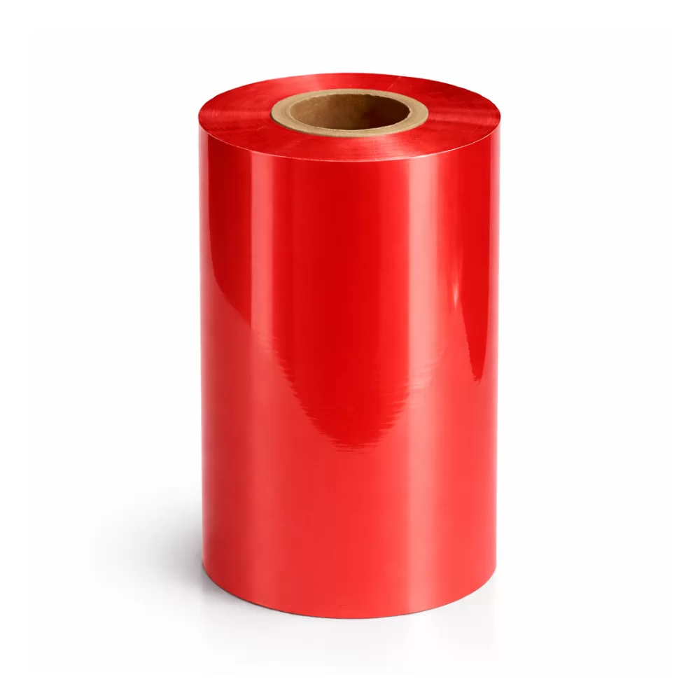 Caja de 3 Uds - Cinta Ribbon de Transferencia Térmica de Cera OUT Rojo 110X300 B1"