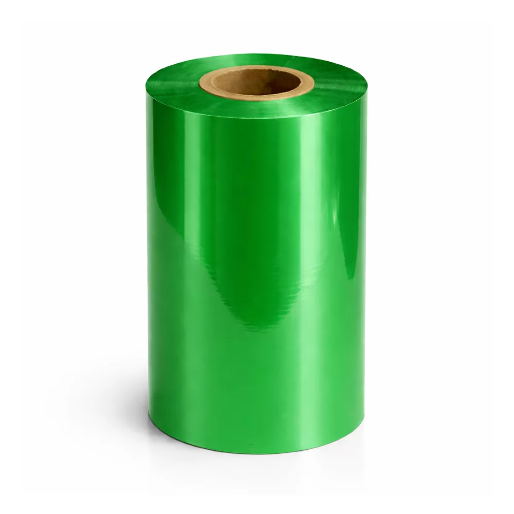 Caja 3 Uds - Cinta Ribbon de Transferencia Térmica de Cera OUT Verde 110X300 B1"