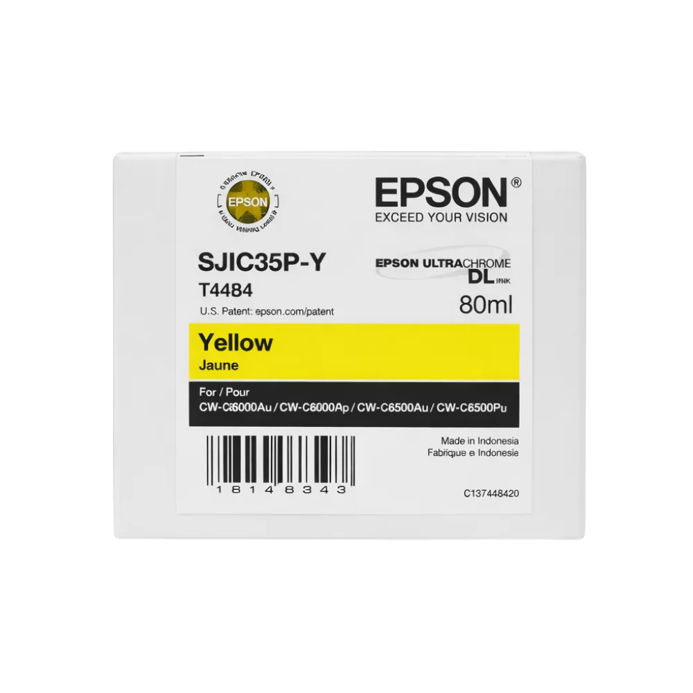 Epson Tinta SJIC35P-(Y) Amarillo INK CART C6000/C6500