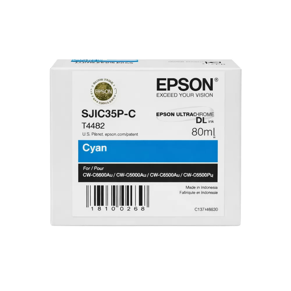 Epson Tinta SJIC35P(C) Cyan INK CART C6000/C6500