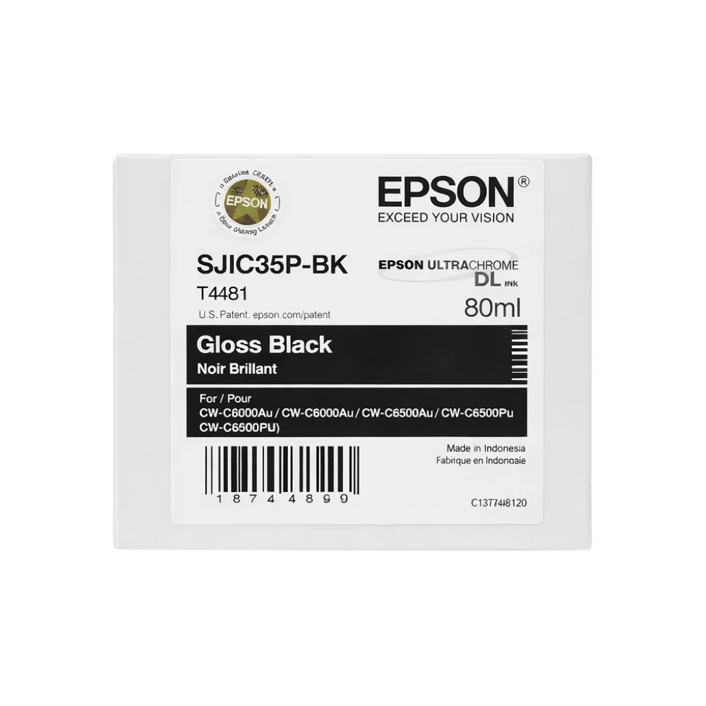 Epson Tinta SJIC35P(K) Negro Brillante C6000/C6500