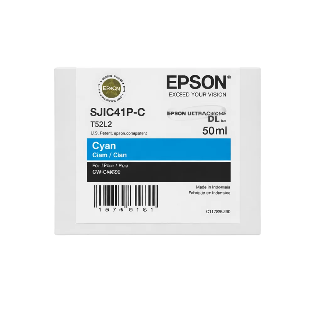 Epson Tinta SJIC41P-C Cyan INK CART C4000