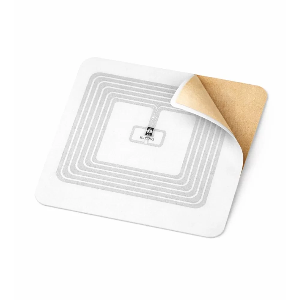 Etiqueta RFID Adhesiva Polipropileno Blanca 40x30 mm / Chip KILOWAY X8 KX2005XS