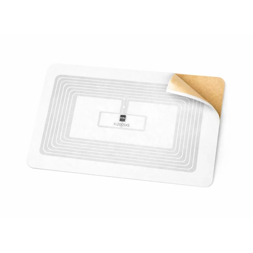 Etiqueta RFID Adhesiva Polipropileno Blanca 94.19x61mm / Chip KILOWAY KX2005XS