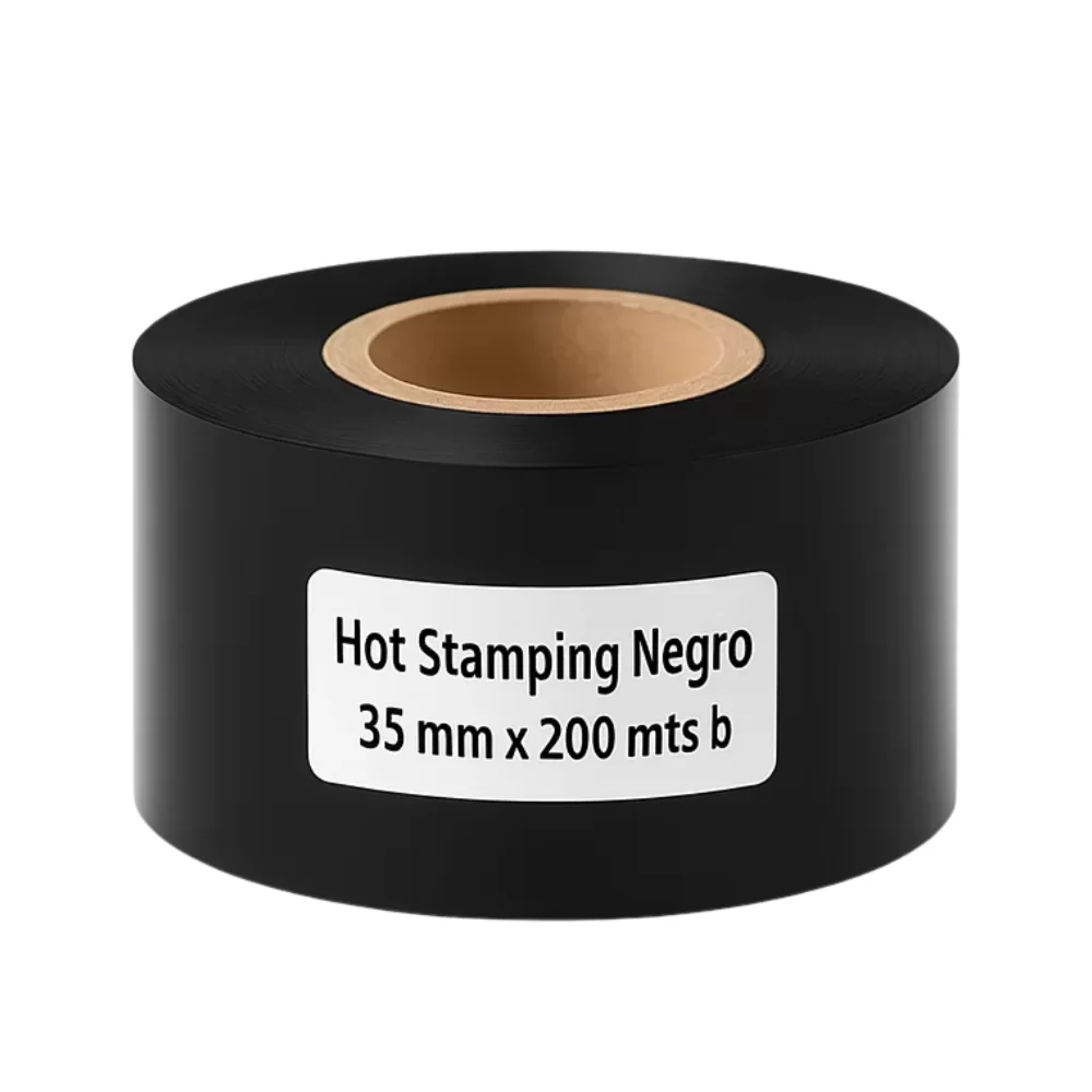 Caja de 8 Uds - Cintas de Hot Stamping Negro 35X200 B1"