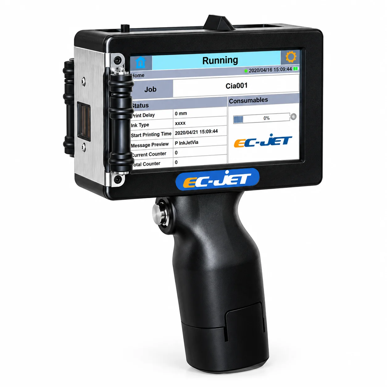 Impresora Inkjet Portátil de Alta Resolución EC-JET ECH200Pro